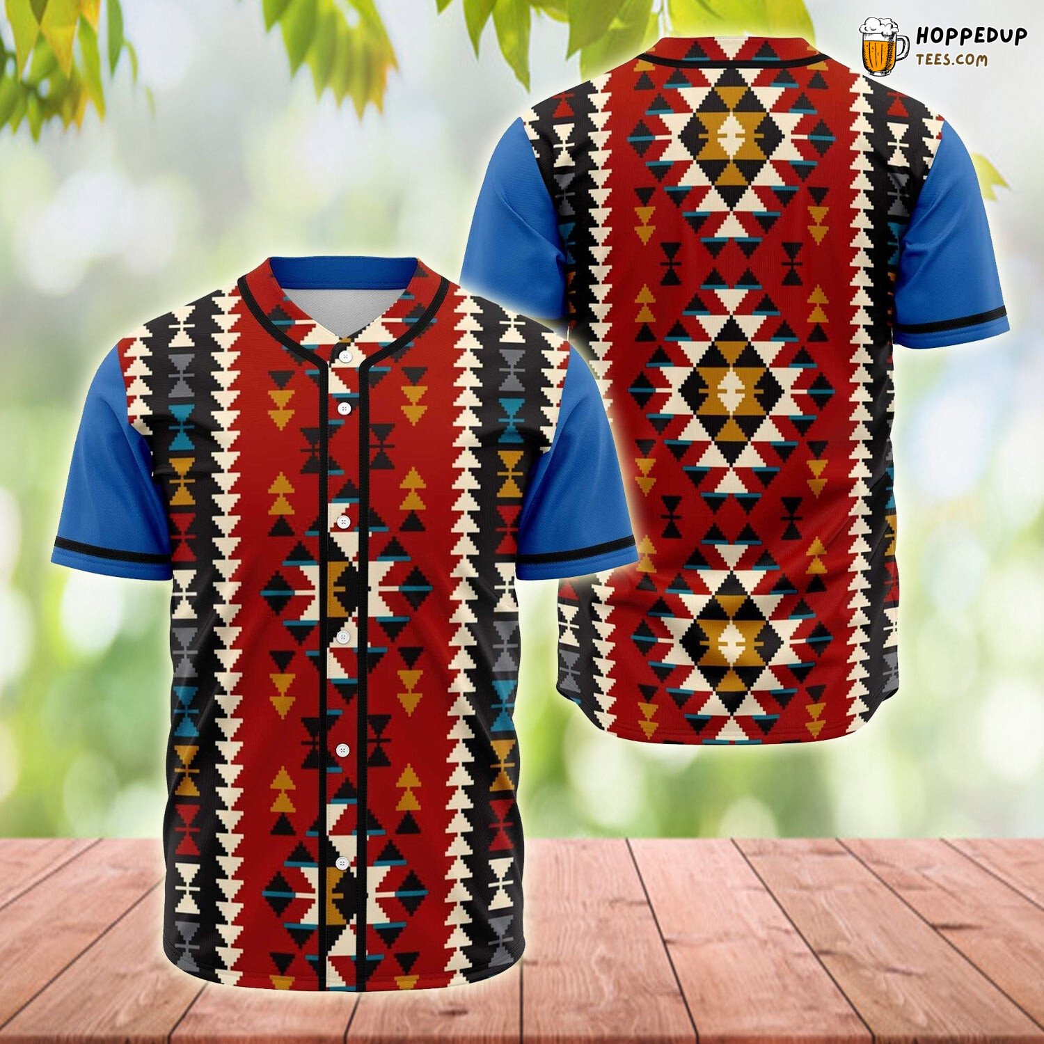 Tribal Seamless Geometric Native American Baseball Tee Jersey Shirt Printed 3D Tribal Seamless Geometric Native American Baseball Tee Jersey Shirt Printed 3D