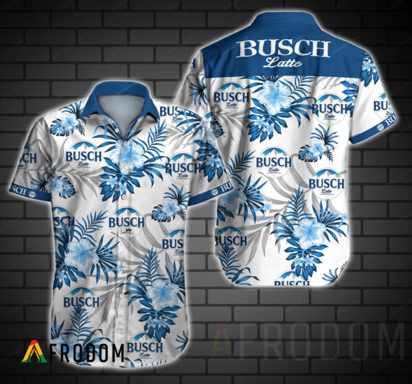 Tropical Busch Latte Hawaii Button Shirt HU