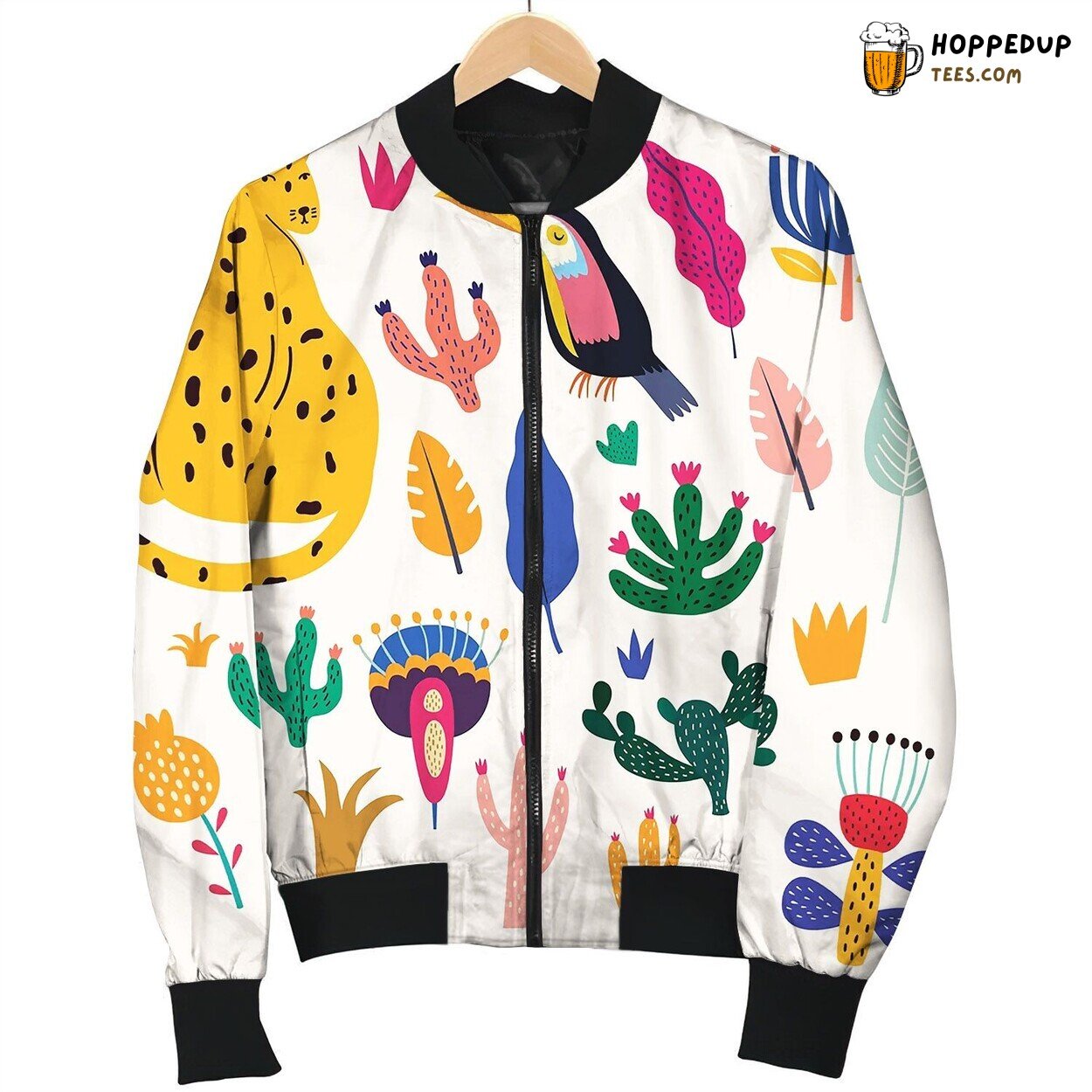 Tropical Collection Bomber Jacket