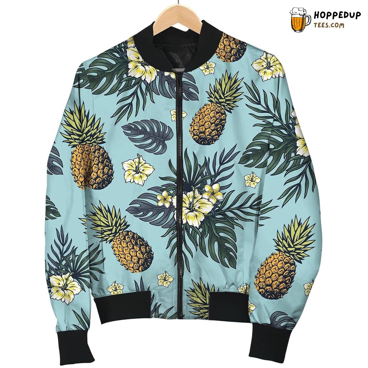 Tropical Colorful Vintage Seamless Pattern Love Bomber Jacket