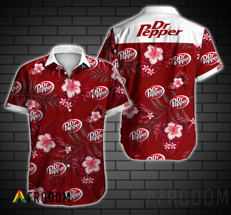 Tropical Dr Pepper Hawaii Button Shirt HU