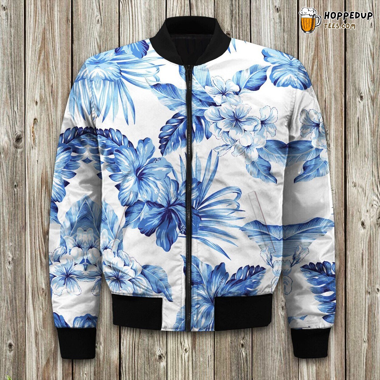 Tropical Hawaii Design Winter Bomber Jacket Comfort Warmth Vibe