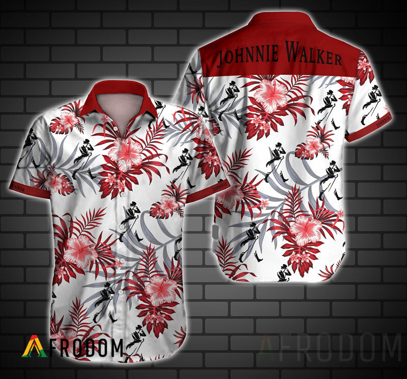 Tropical Johnnie Walker Hawaii Button Shirt HU