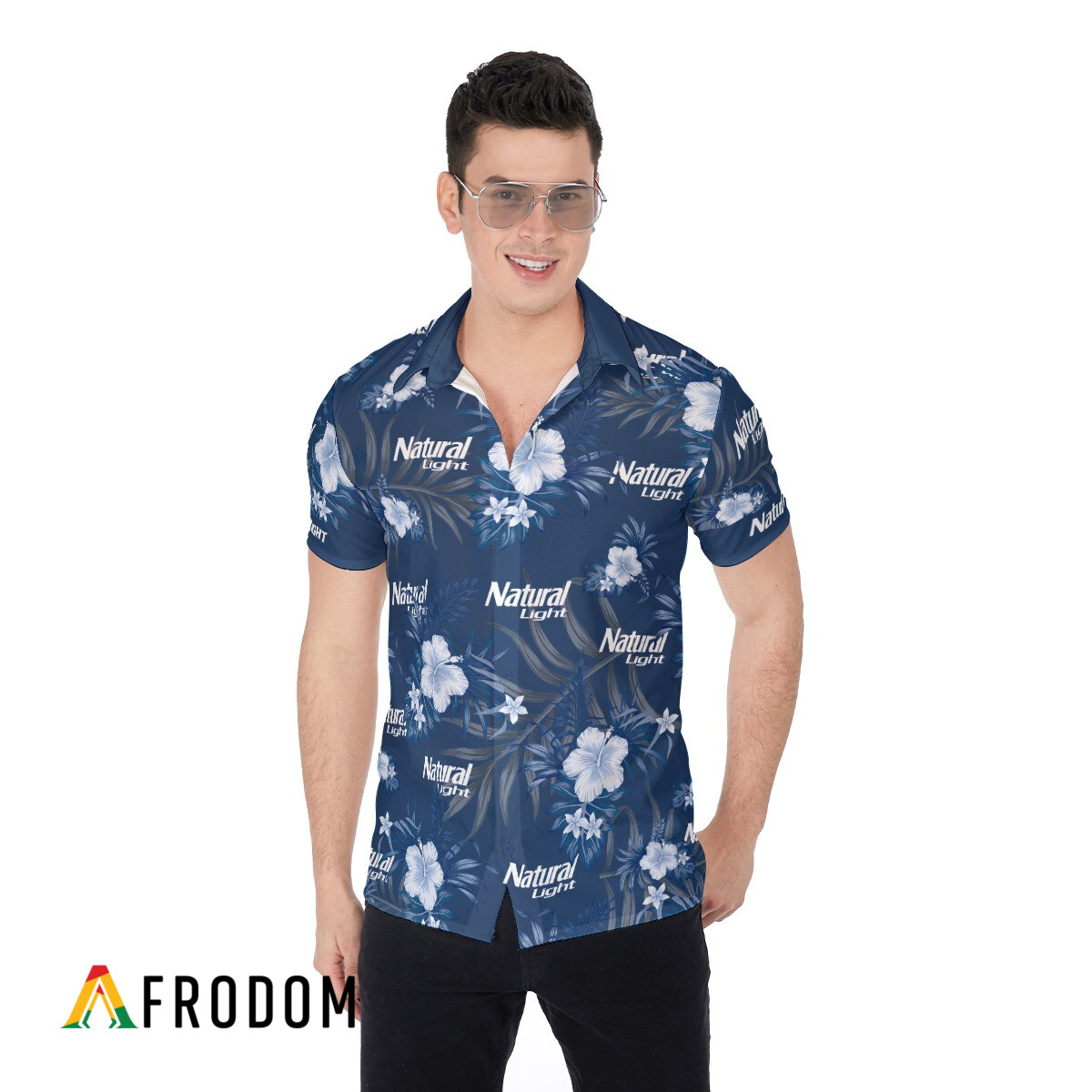 Tropical Natural Light Hawaii Button Shirt HU