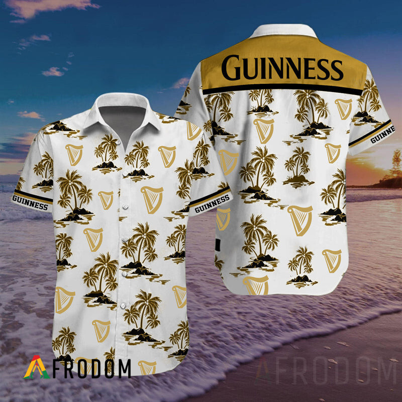 Tropical Palms Button Shirt Guinness HU