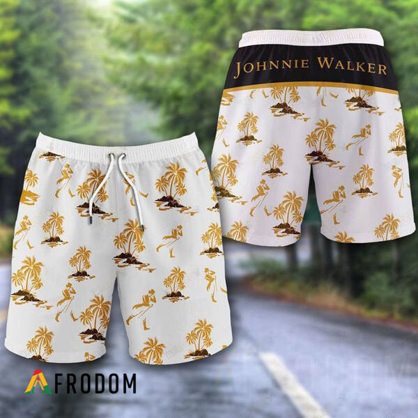 Tropical Palms Johnnie Walker Hawaii Shorts HU