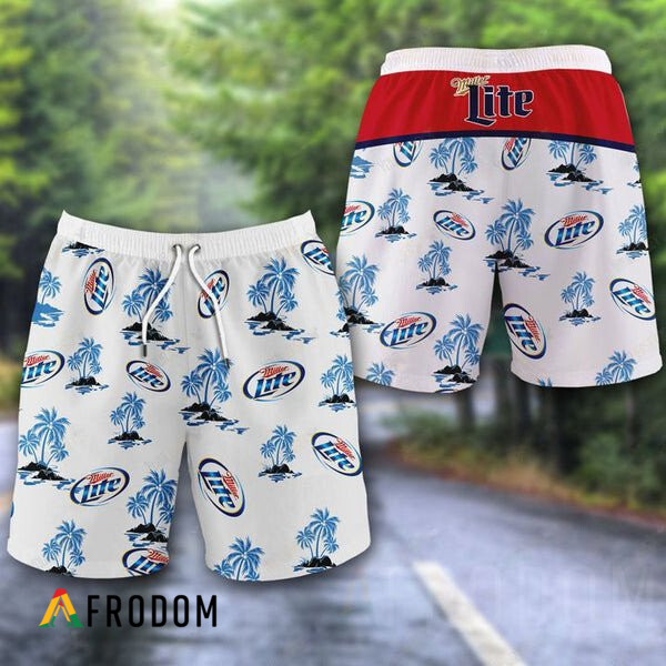 Tropical Palms Miller Lite Hawaii Shorts HU