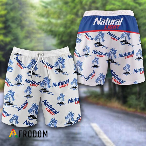 Tropical Palms Natural Light Hawaii Shorts HU