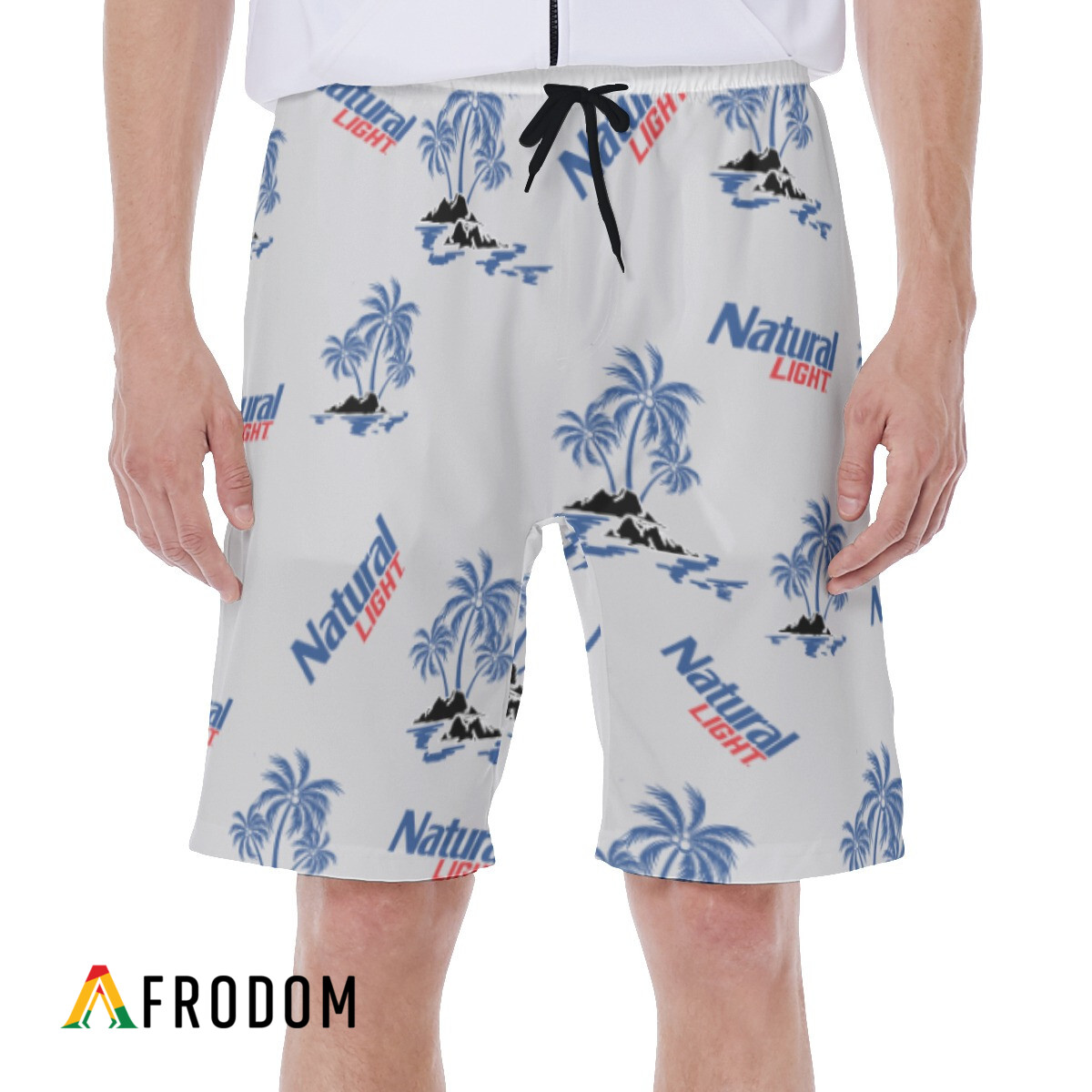 Tropical Palms Natural Light Hawaii Shorts HU