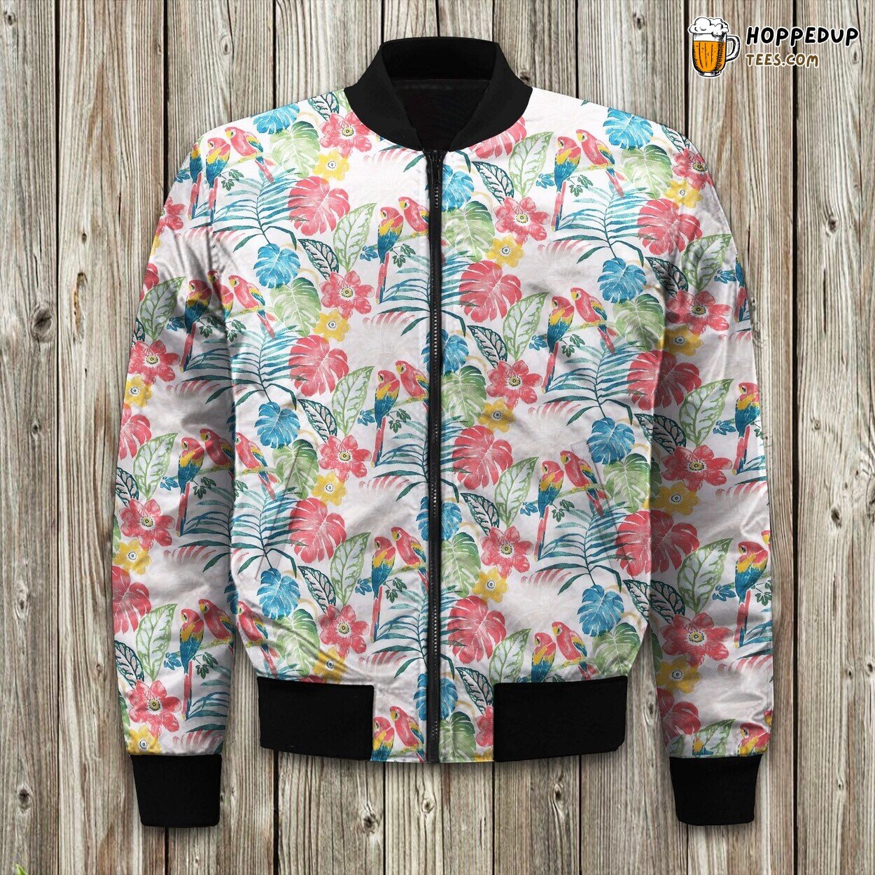 Tropical Paradise Bomber Jacket