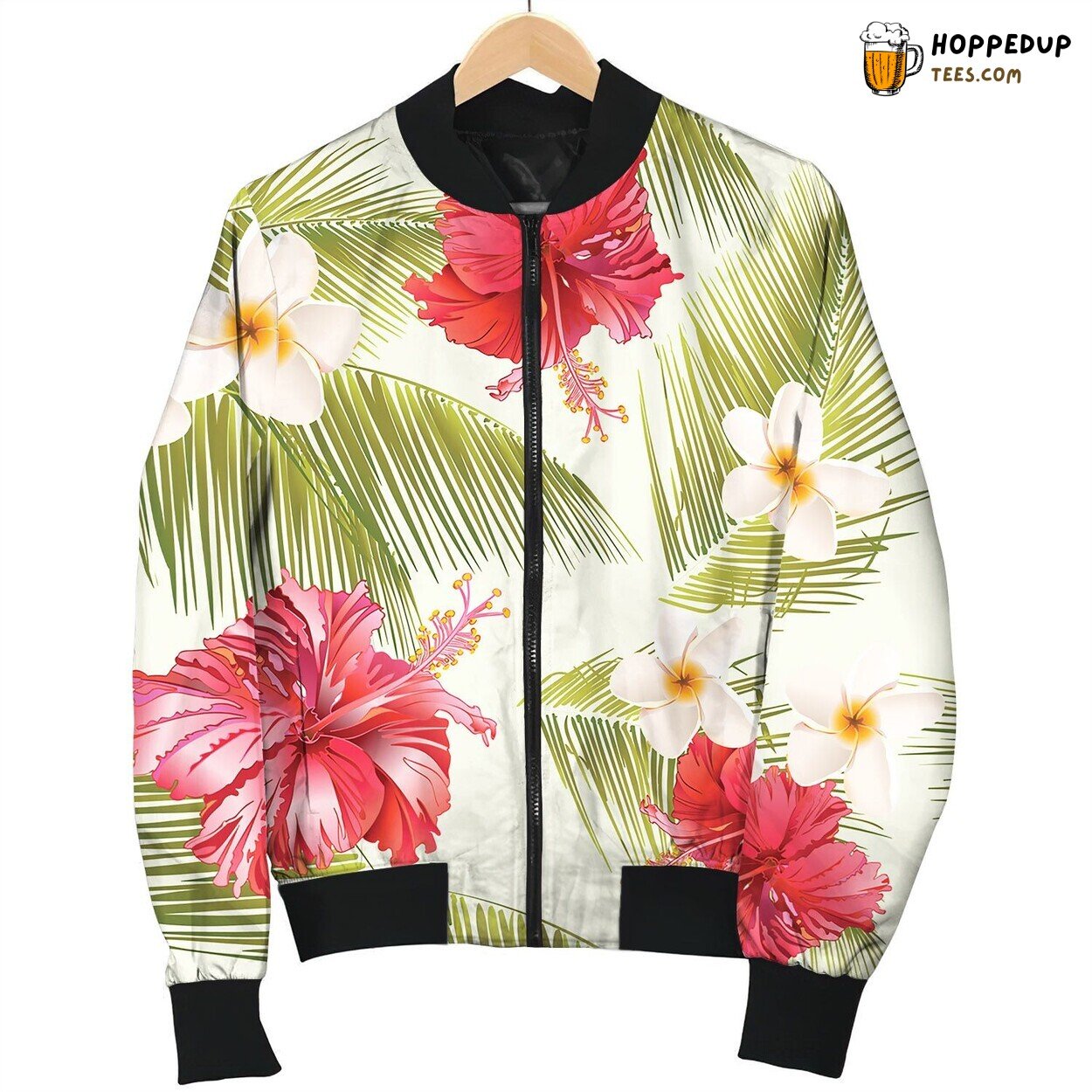 Tropical Seamless Pattern Smile Bomber Jacket