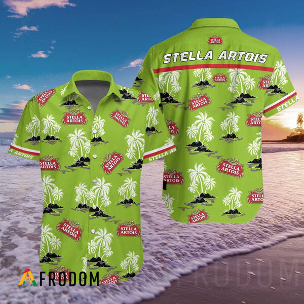 Tropical Stella Artois Hawaii Button Shirt HU