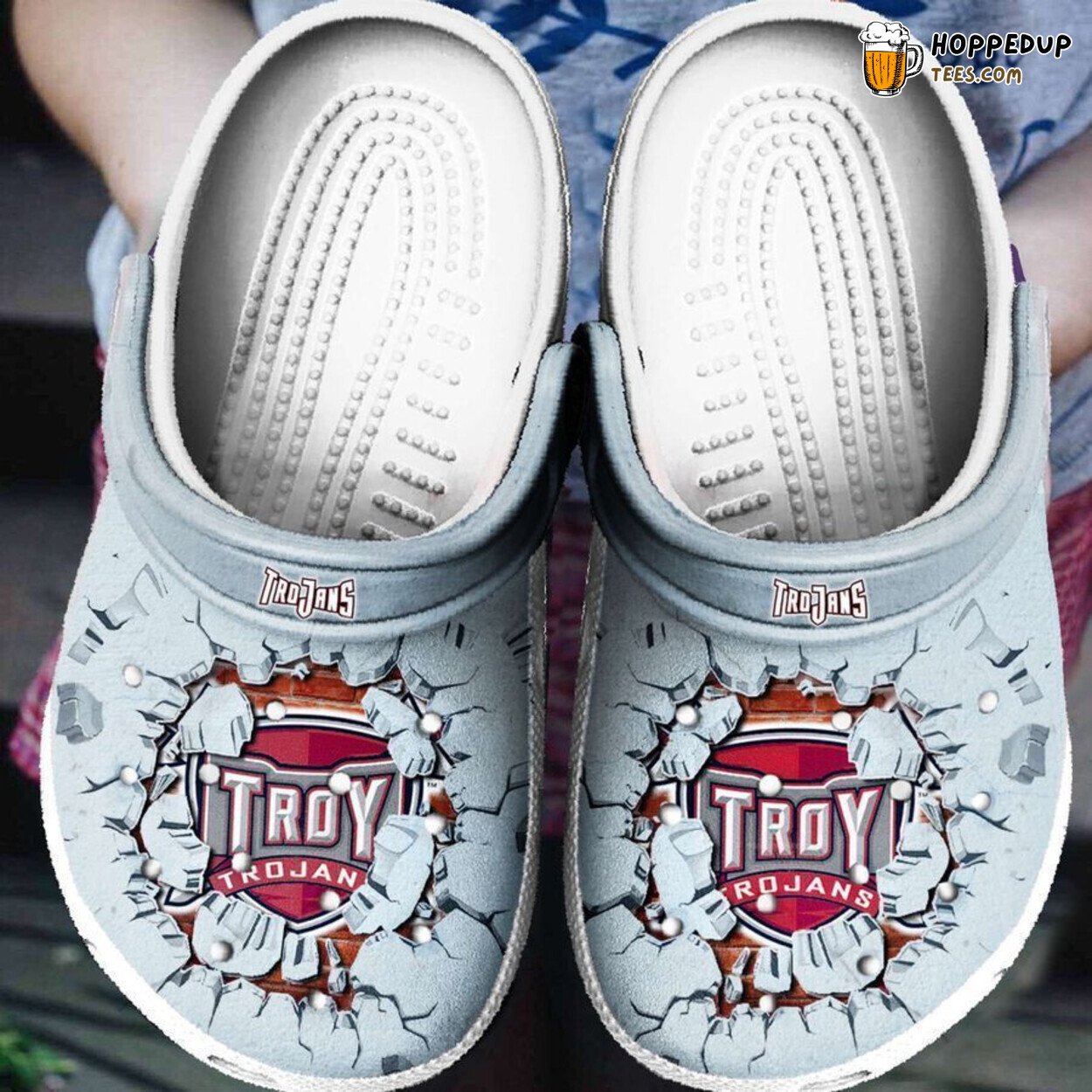 Troy Trojans Tide Inspired Comfortable Unique Clog Shoes Design