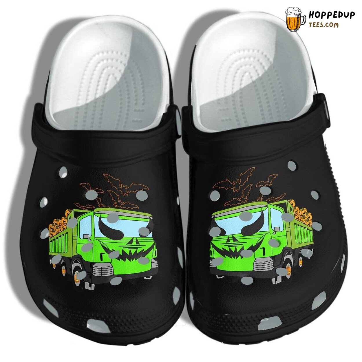Truck Of Pumpkins Halloween Themed Gift Comfortable Clog Shoes Design