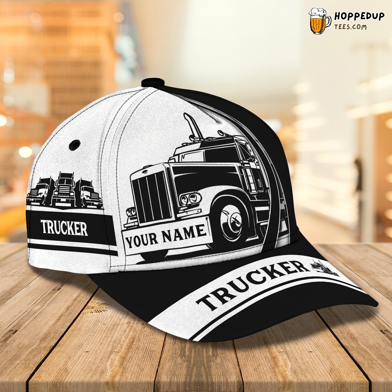 Trucker 3D Classic Cap Personalized Name Exclusive Design Premium Quality