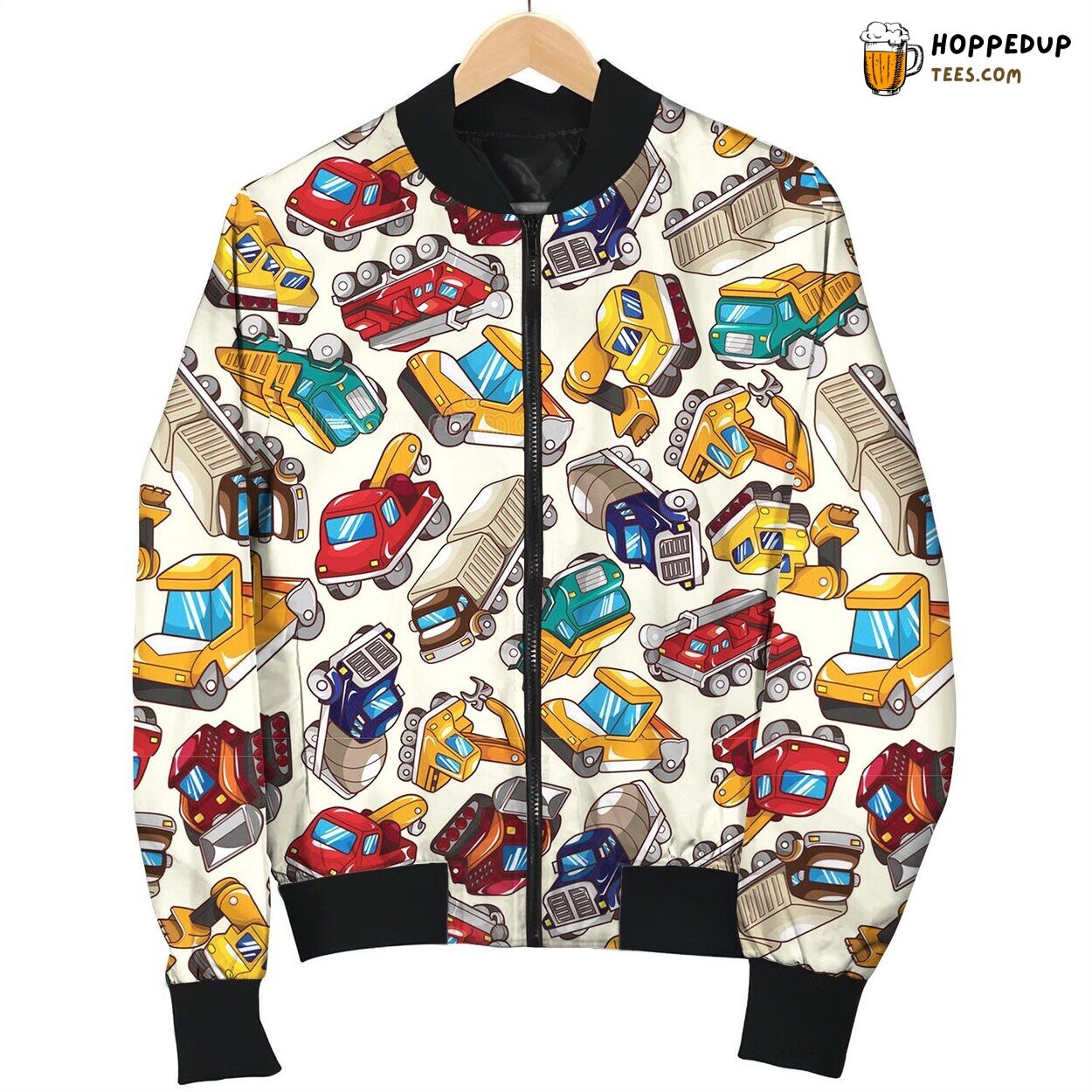 Trucker Cartoon Drive’s Joy Winter Bomber Jacket Road King Fun