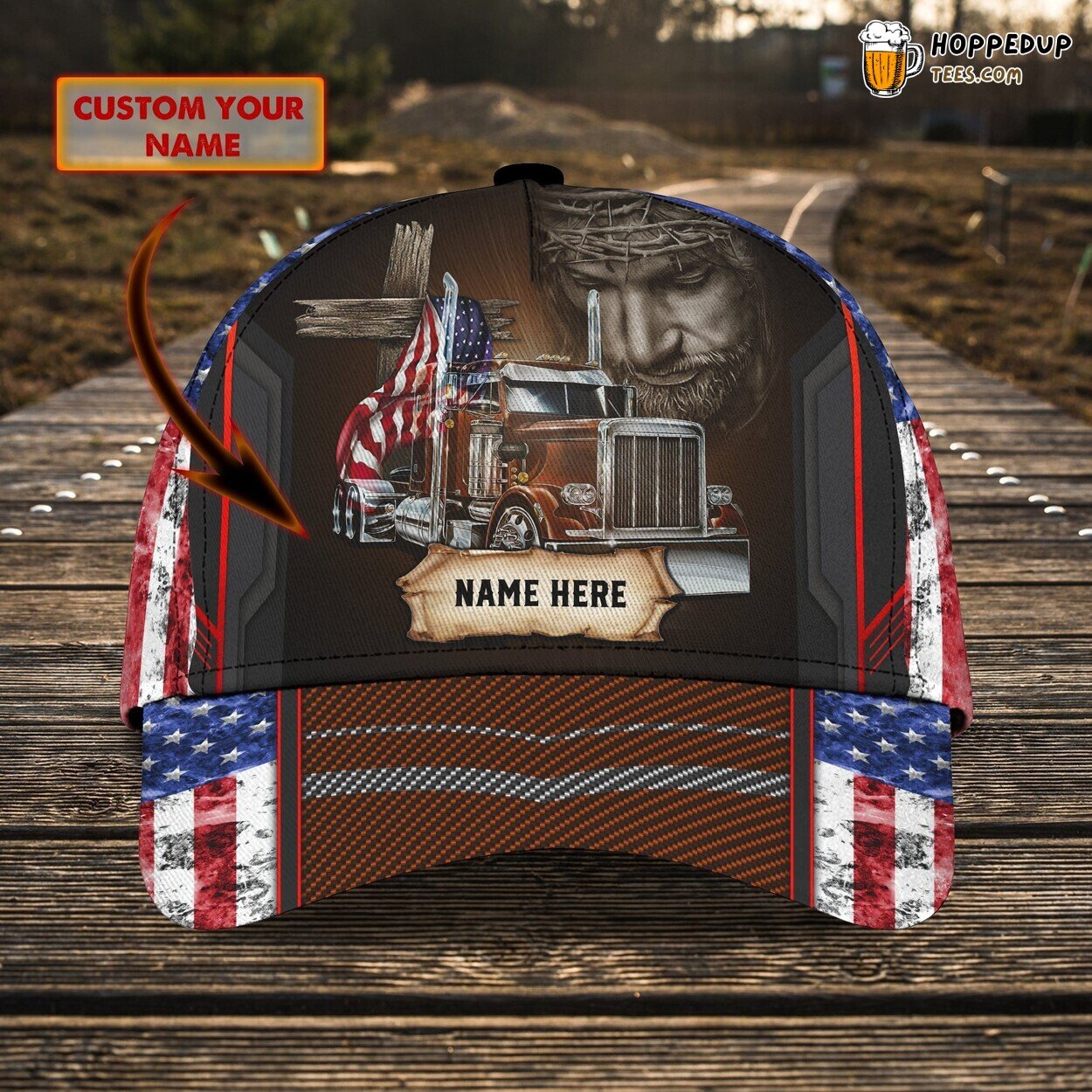 Trucker Classic 3D Cap Custom Name Design Unique Premium Authentic Edition