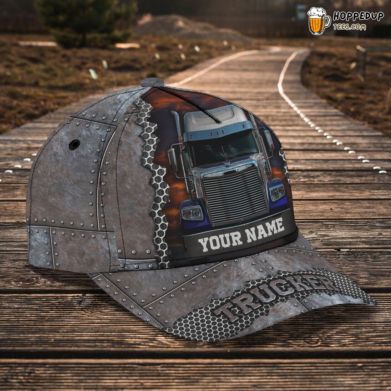 Trucker Style 3D Classic Cap Personalized Name Unique Design Look