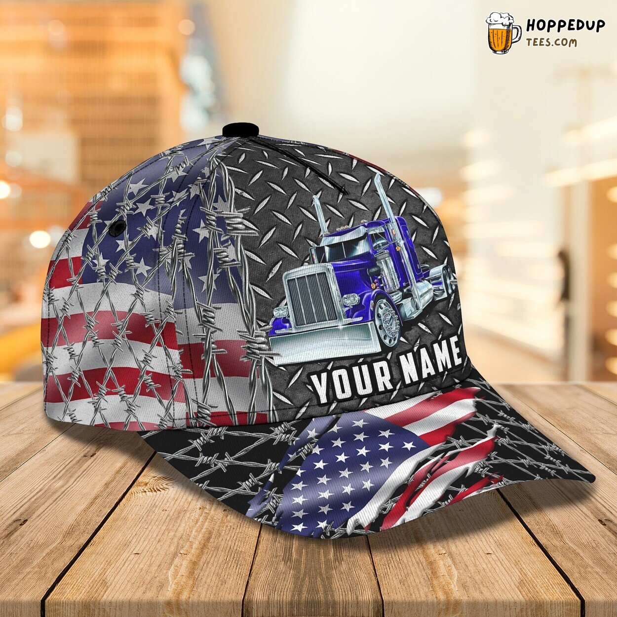 Trucker’s Pride 3D Classic Cap Personalized Name Signature Edition Design