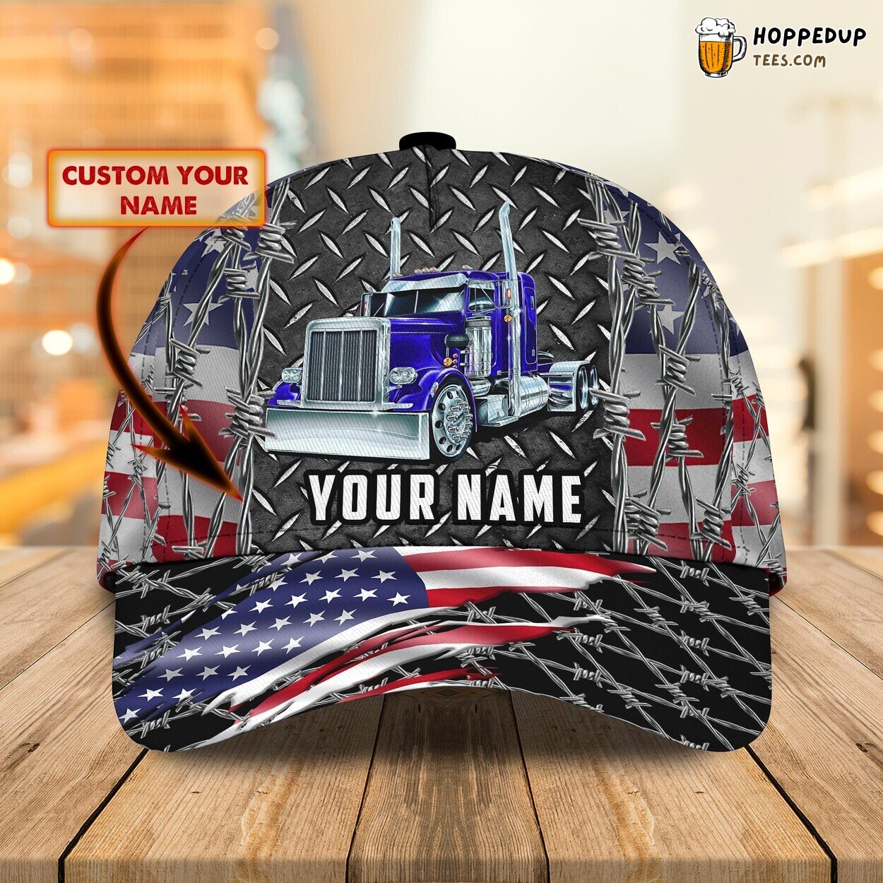 Trucker’s Pride 3D Classic Cap Personalized Name Signature Edition Design