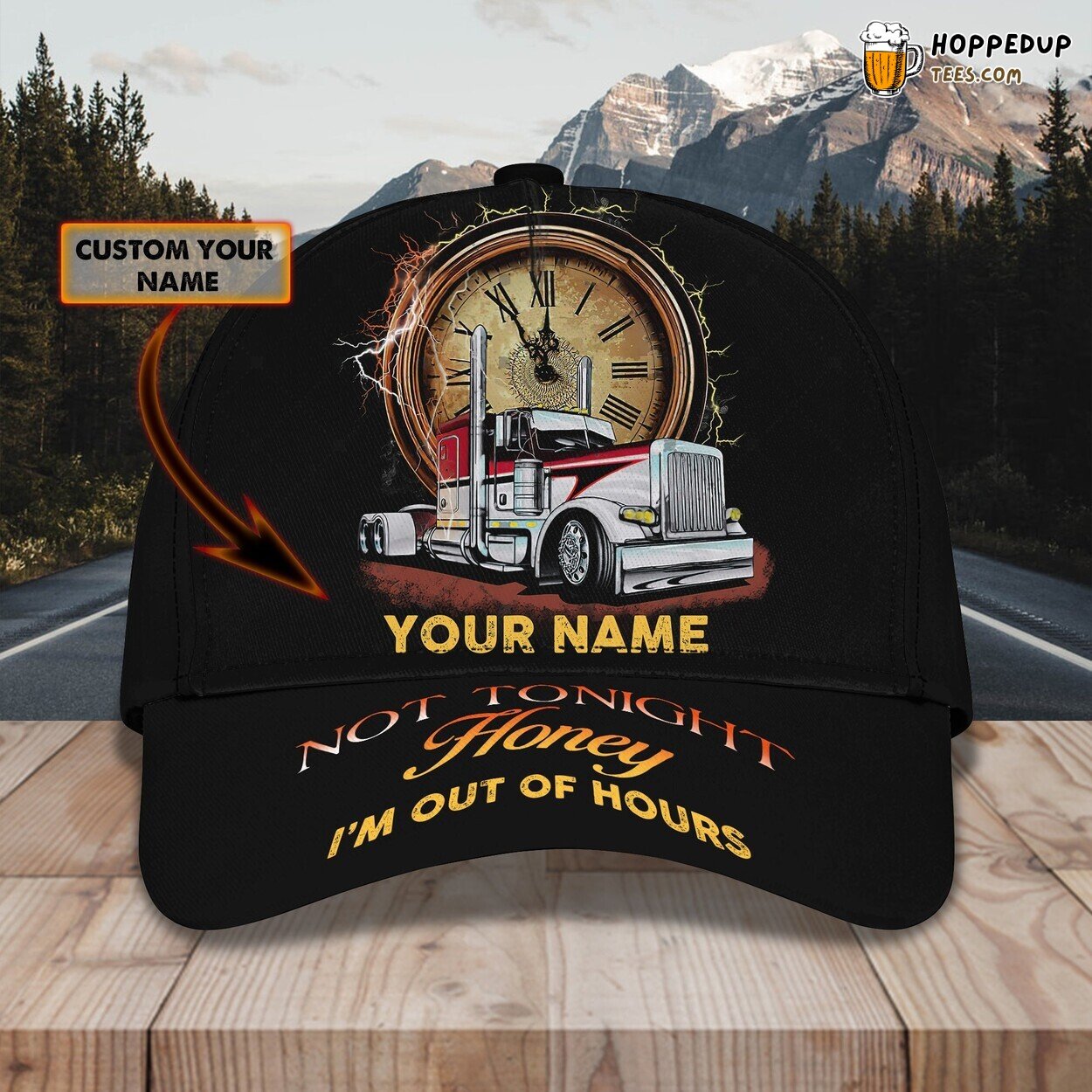 Trucker’s Pride Edition 3D Classic Cap Personalized Name Unique Series