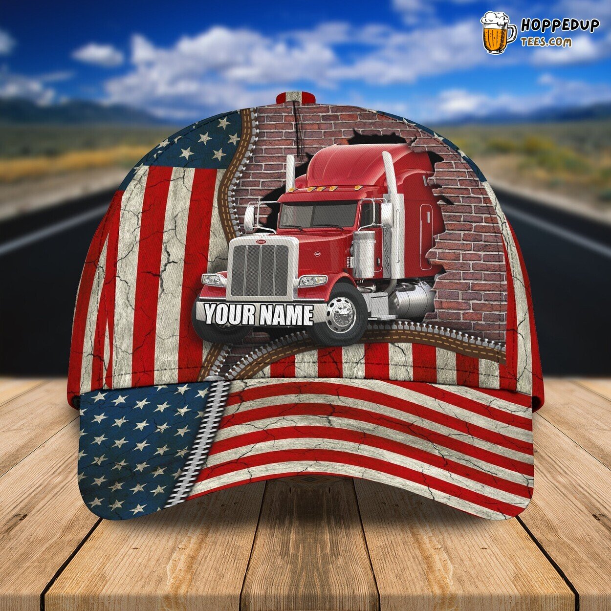 Trucker’s Signature Series 3D Classic Cap Personalized Name Unique Look