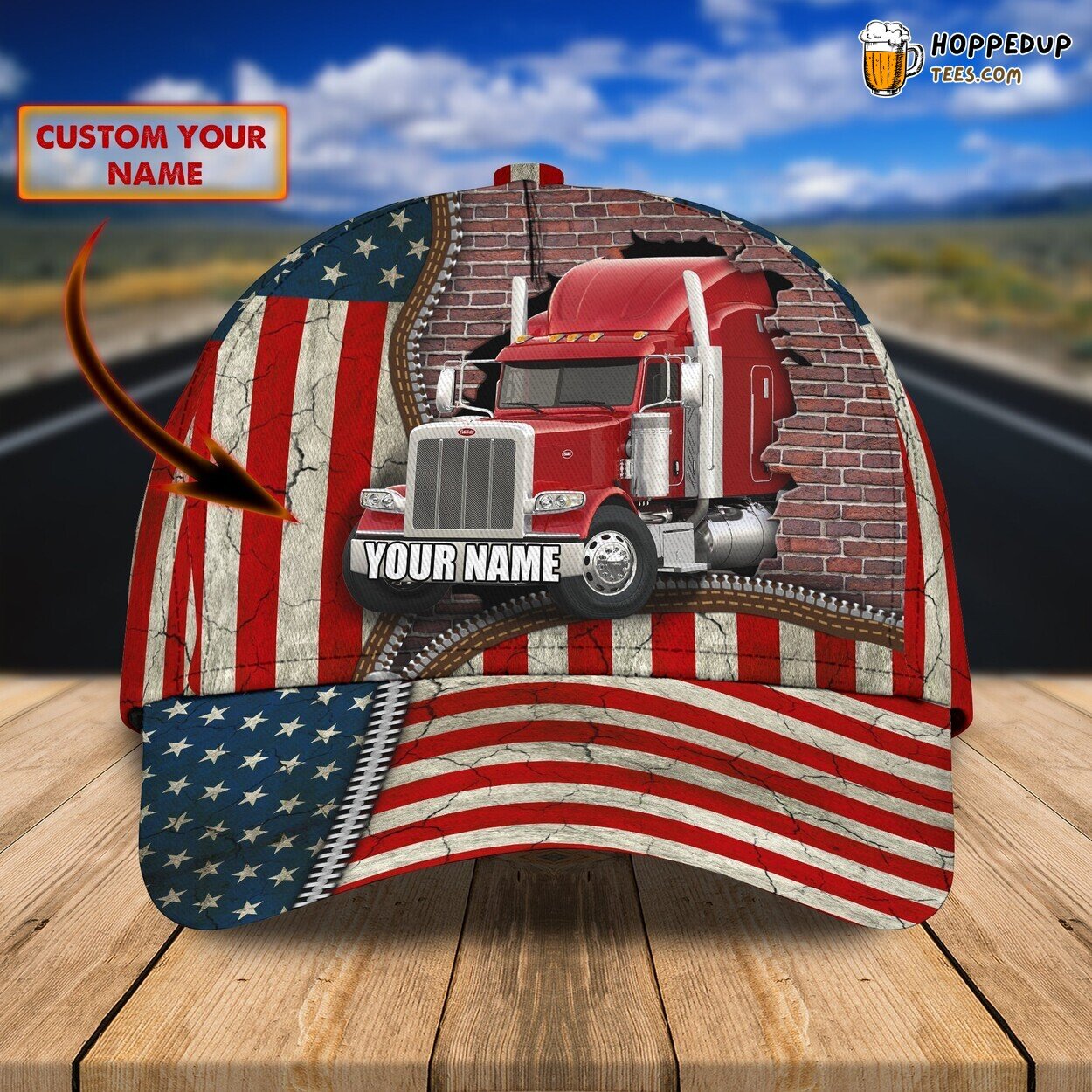 Trucker’s Signature Series 3D Classic Cap Personalized Name Unique Look