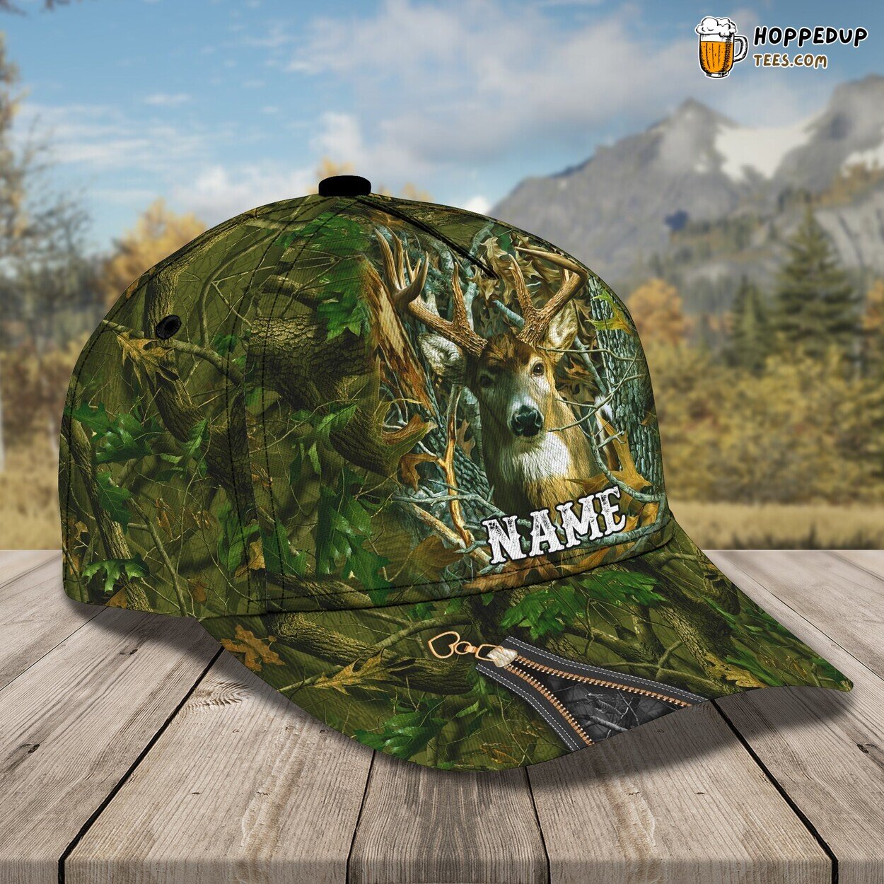 True Hunting Passion 3D Classic Cap Personalized Name Unique Look Series