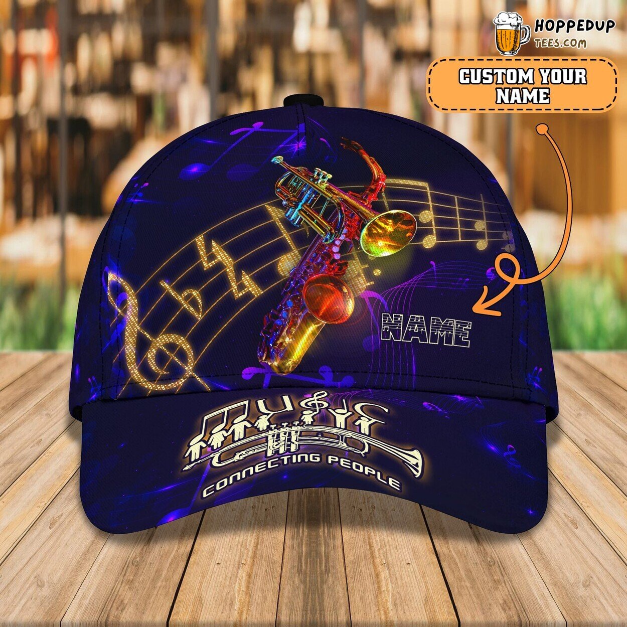 Trumpet Saxophone Fusion 3D Classic Cap Personalized Unique Edition Trend