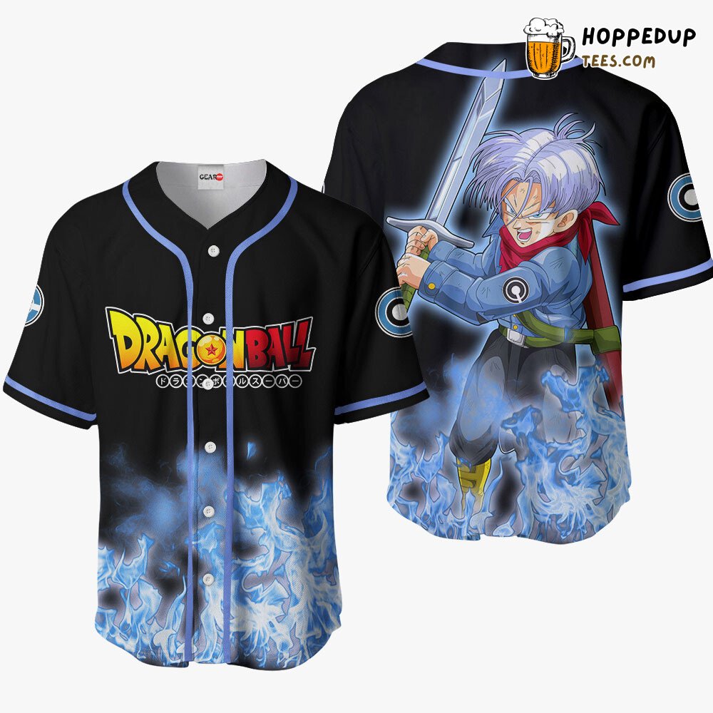 Trunks Distinctive Edition Unique Anime Design Baseball Jersey Collection Trunks Distinctive Edition Unique Anime Design Baseball Jersey Collection