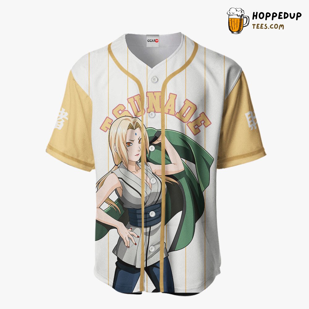 Tsunade Distinctive Collection Anime Baseball Jersey Unique Design Style