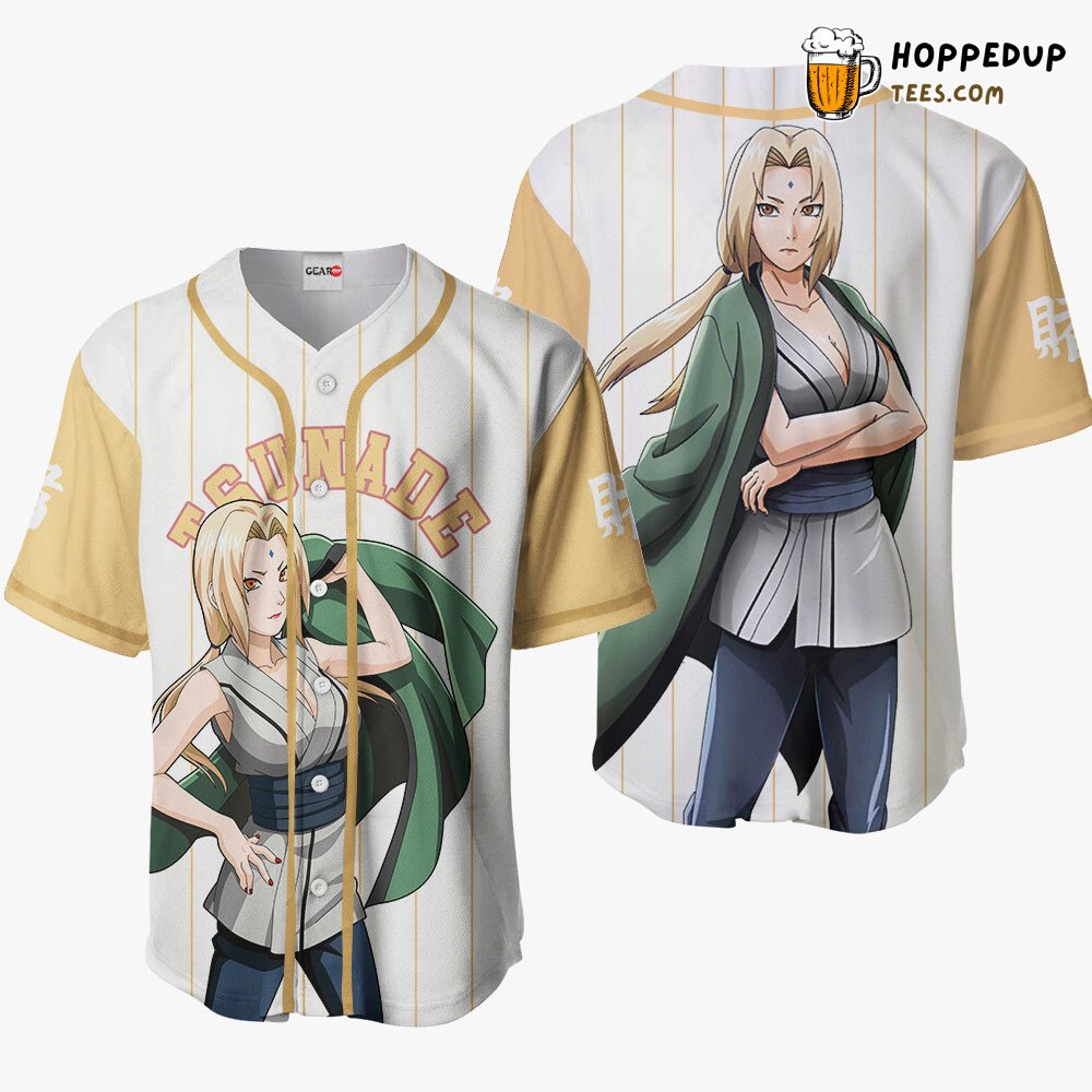Tsunade Distinctive Collection Anime Baseball Jersey Unique Design Style Tsunade Distinctive Collection Anime Baseball Jersey Unique Design Style