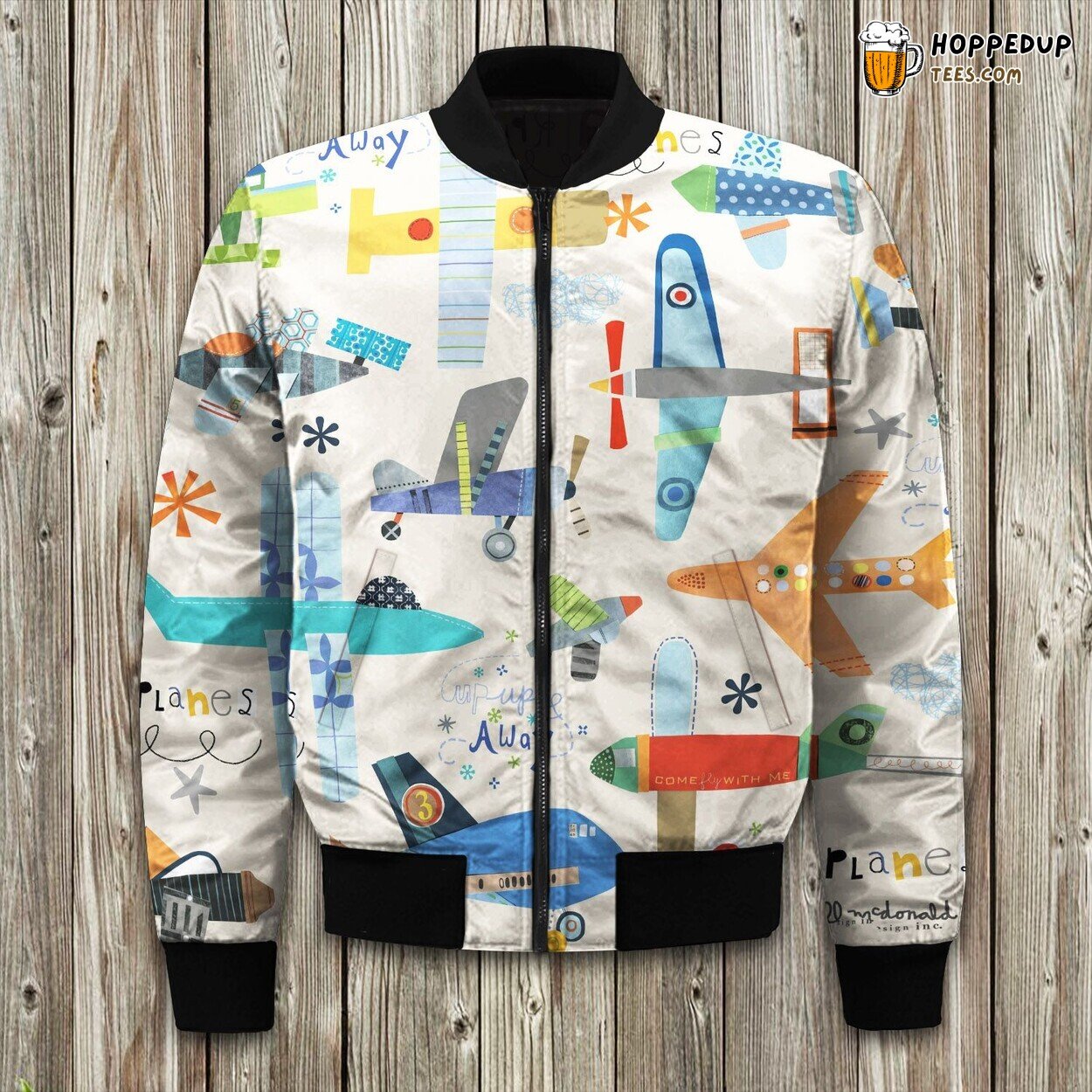Turbo Airplane Winter Bomber Jacket Precision Tailored Exclusively Elegant
