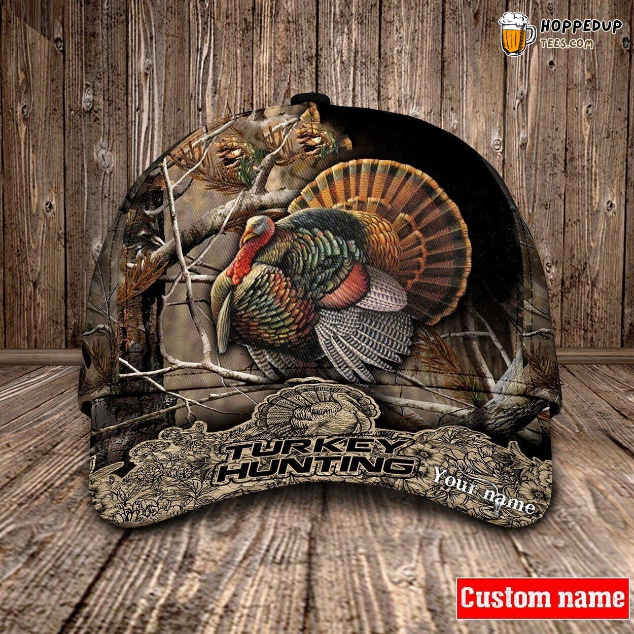 Turkey Hunting Personalized Unique Cap Design Hunter’s Choice