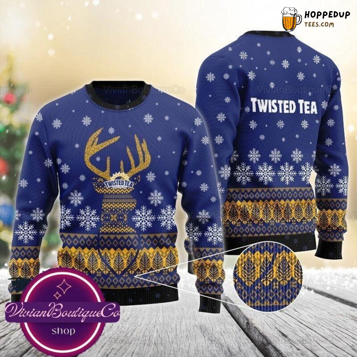 Twisted Tea Christmas Ugly Sweater Perfect Drinking Lover Festive Gift