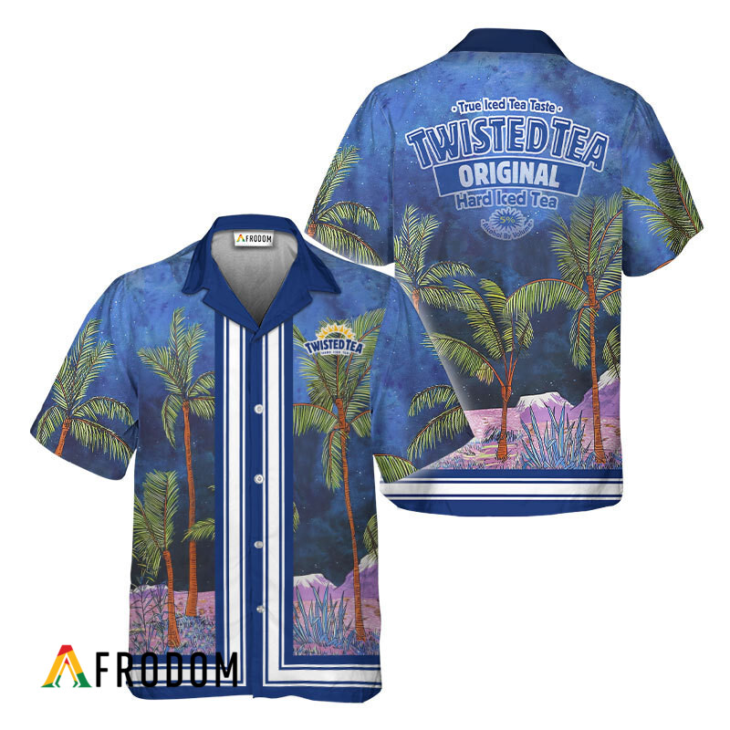Twisted Tea Star Print Bermuda Hawaiian Shirt HU