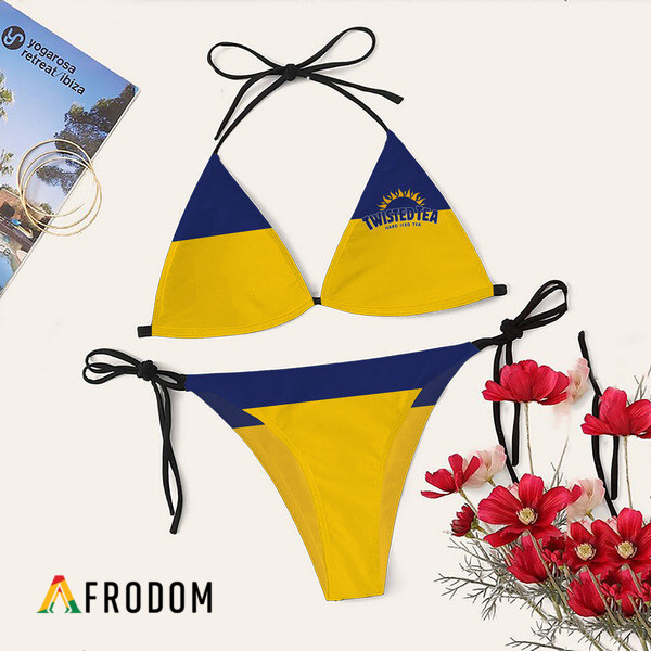 Twisted Tea Triangle Bikini Set Swimsuit HU