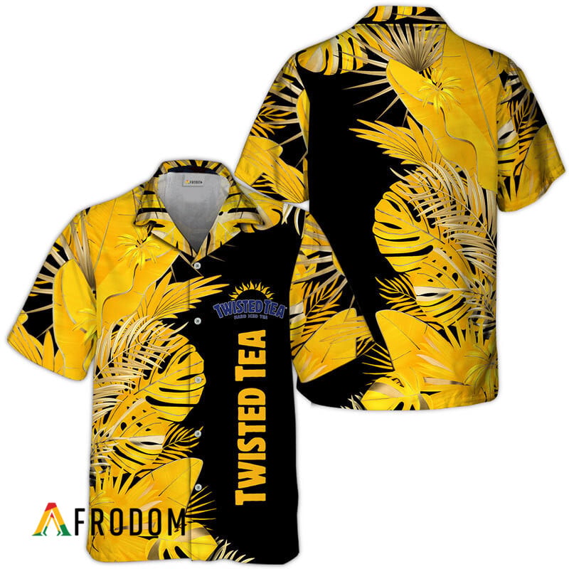 Twisted Tea Tropical Palm Hawaiian Shirt HU