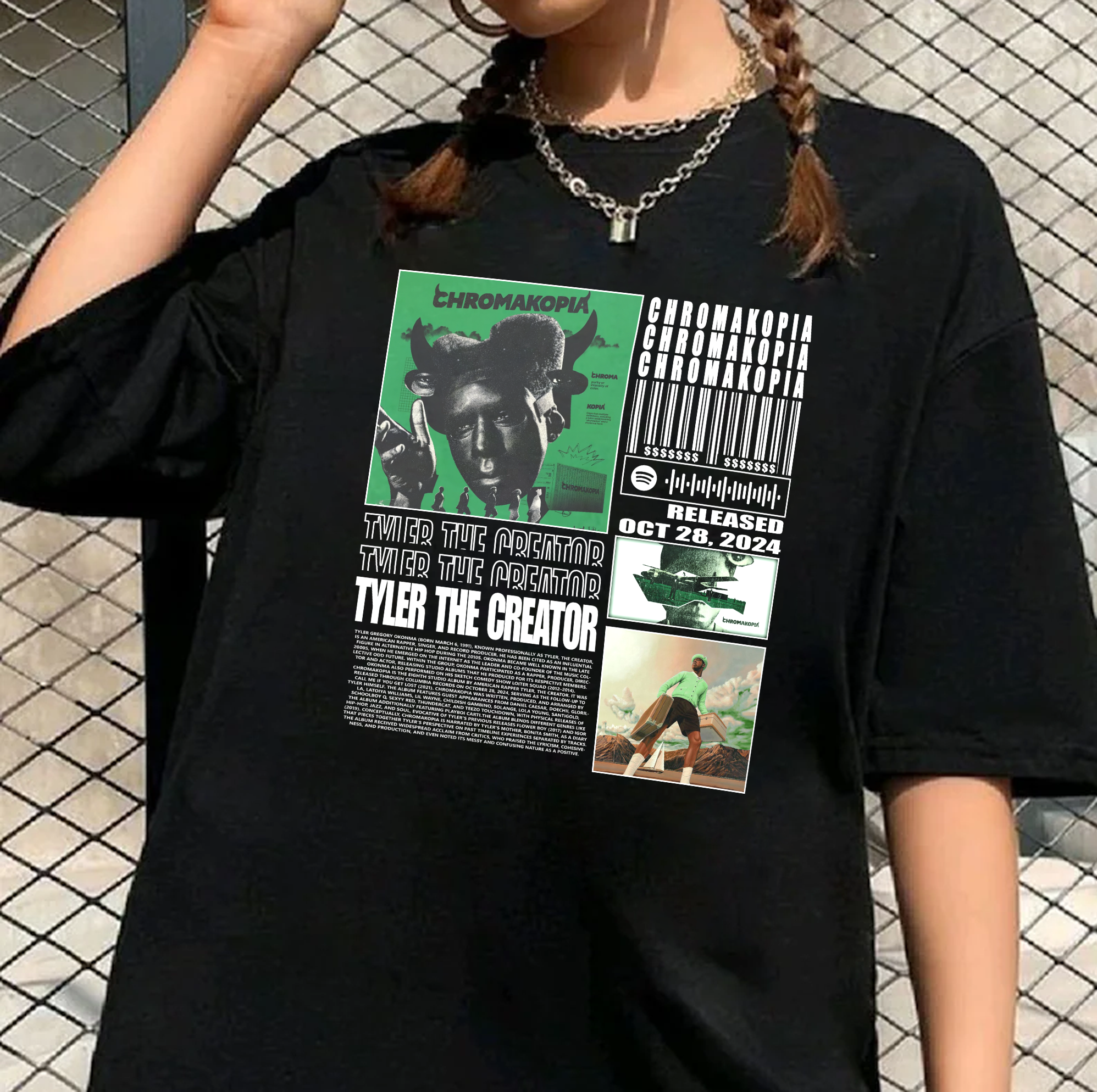 Tyler The Creator Graphic T-Shirt – Must-Have for Music Fans & Tours