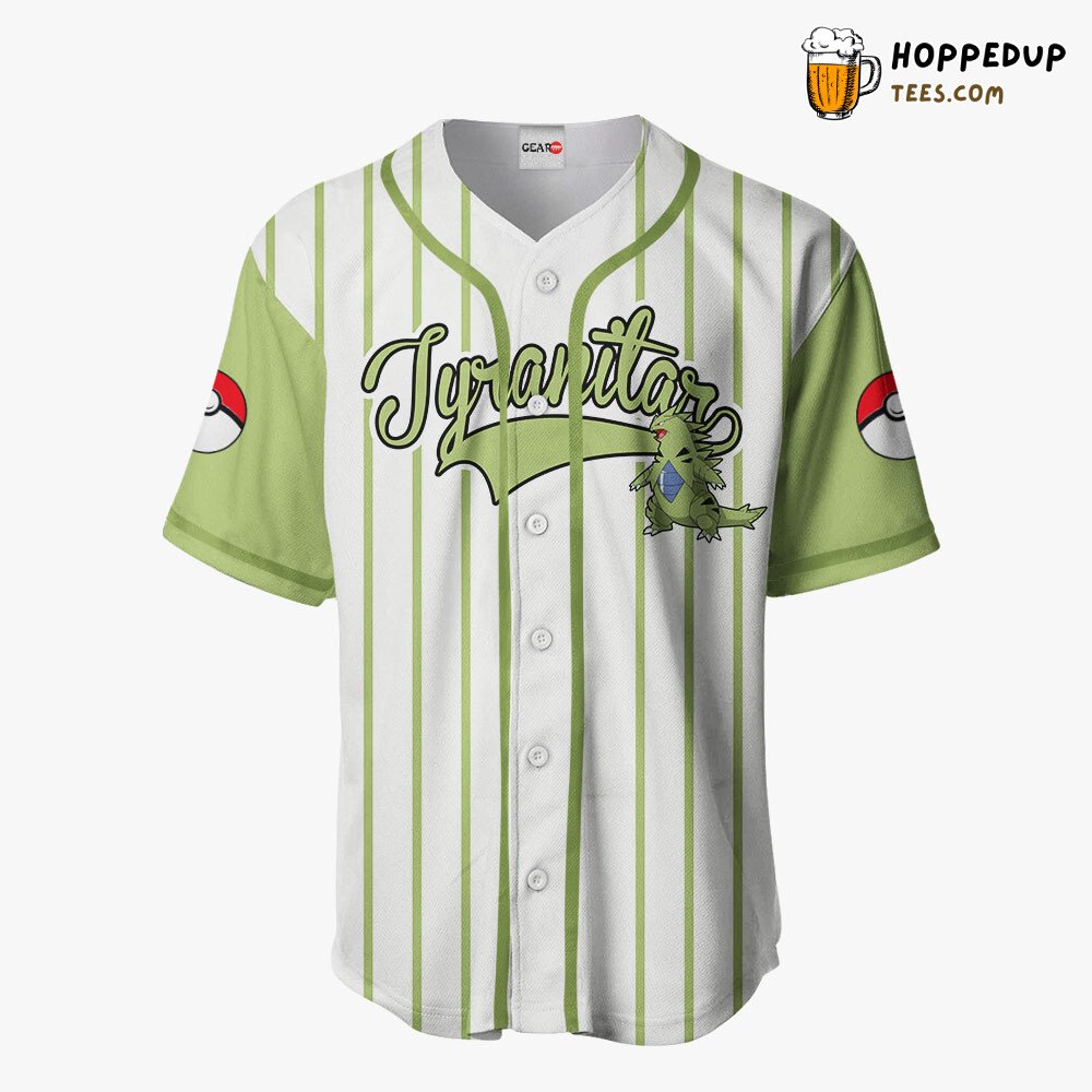 Tyranitar Unique Distinctive Edition Baseball Jersey Collection Design Style