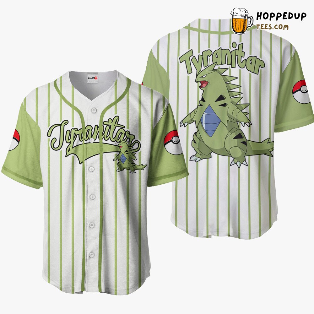 Tyranitar Unique Distinctive Edition Baseball Jersey Collection Design Style Tyranitar Unique Distinctive Edition Baseball Jersey Collection Design Style