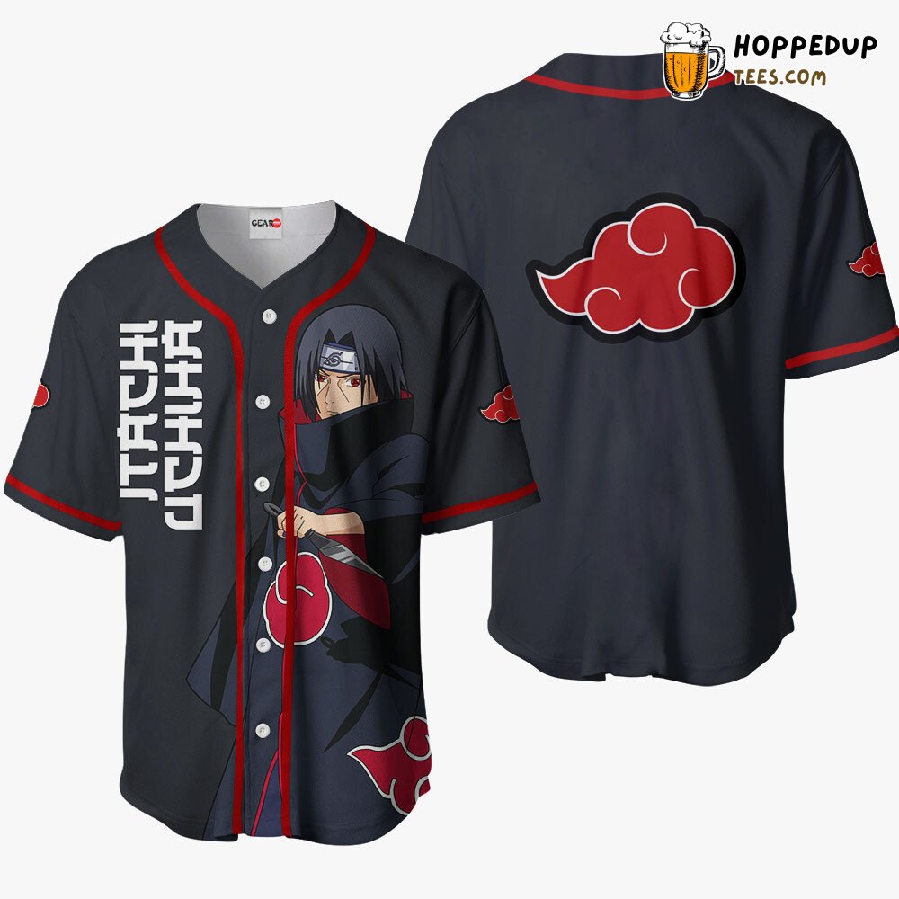 Uchiha Itachi Akatsuki Unique Anime Design Baseball Jersey Distinctive