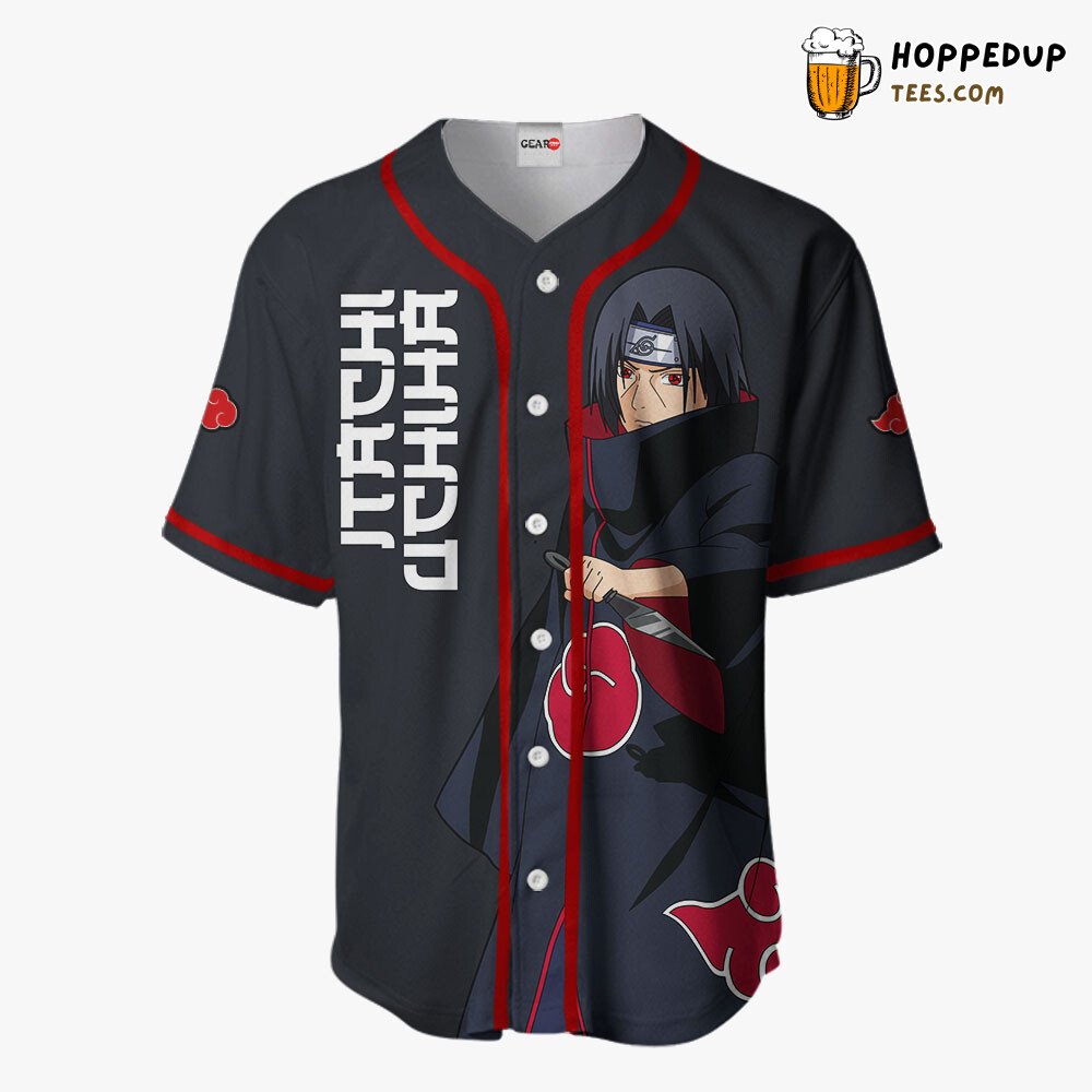 Uchiha Itachi Akatsuki Unique Anime Design Baseball Jersey Distinctive