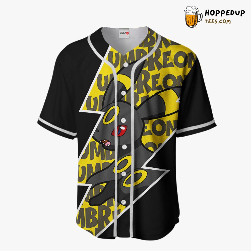 Umbreon Unique Edition Baseball Jersey Distinctive Collection Design Style