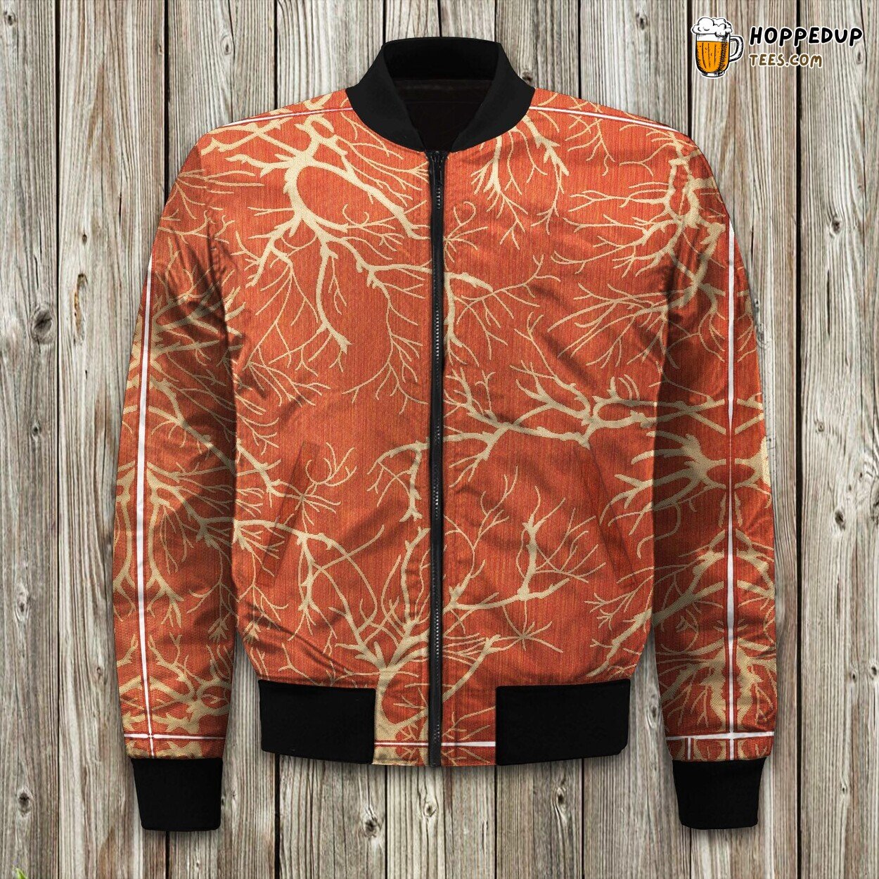 Underwater Coral Reef Beauty Winter Bomber Jacket Padded Warmth Ensured
