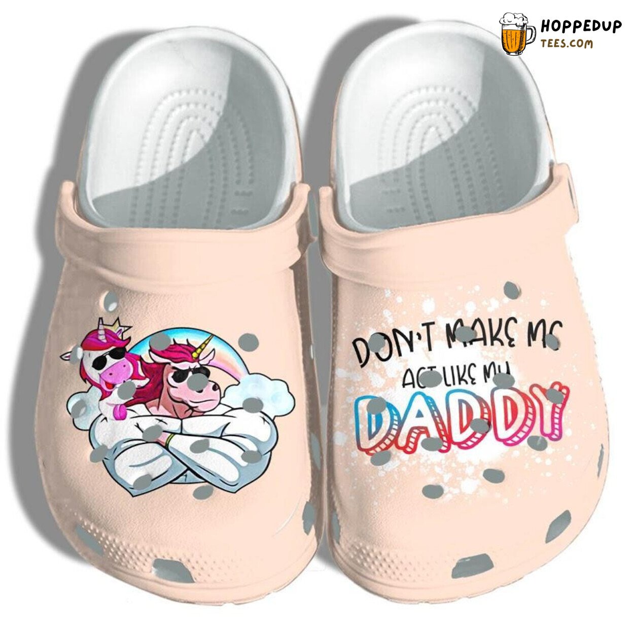 Unicorn Muscle Dadacorn Fathers Day 2021 Gifts Comfortable Clog Shoes