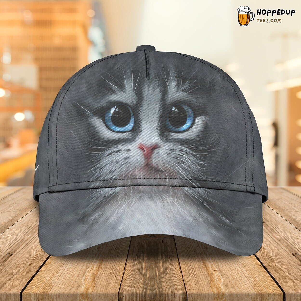 Unique 3D Cap Showcasing Adorable Cat Personalized to Your Preference Unique 3D Cap Showcasing Adorable Cat Personalized to Your Preference