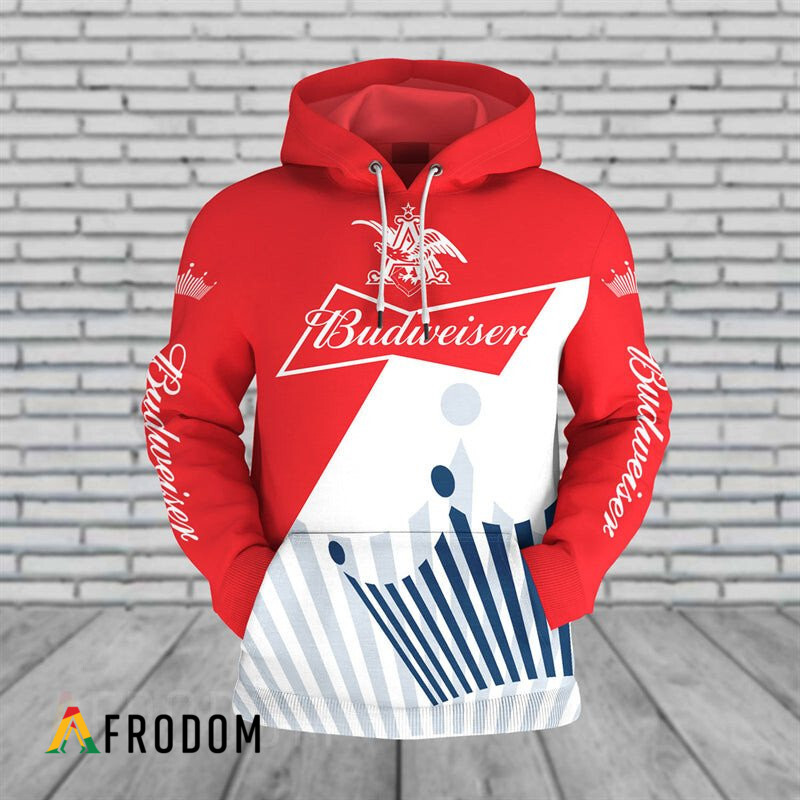 Unique Budweiser Inspired Pullover and Zip Hoodie HU