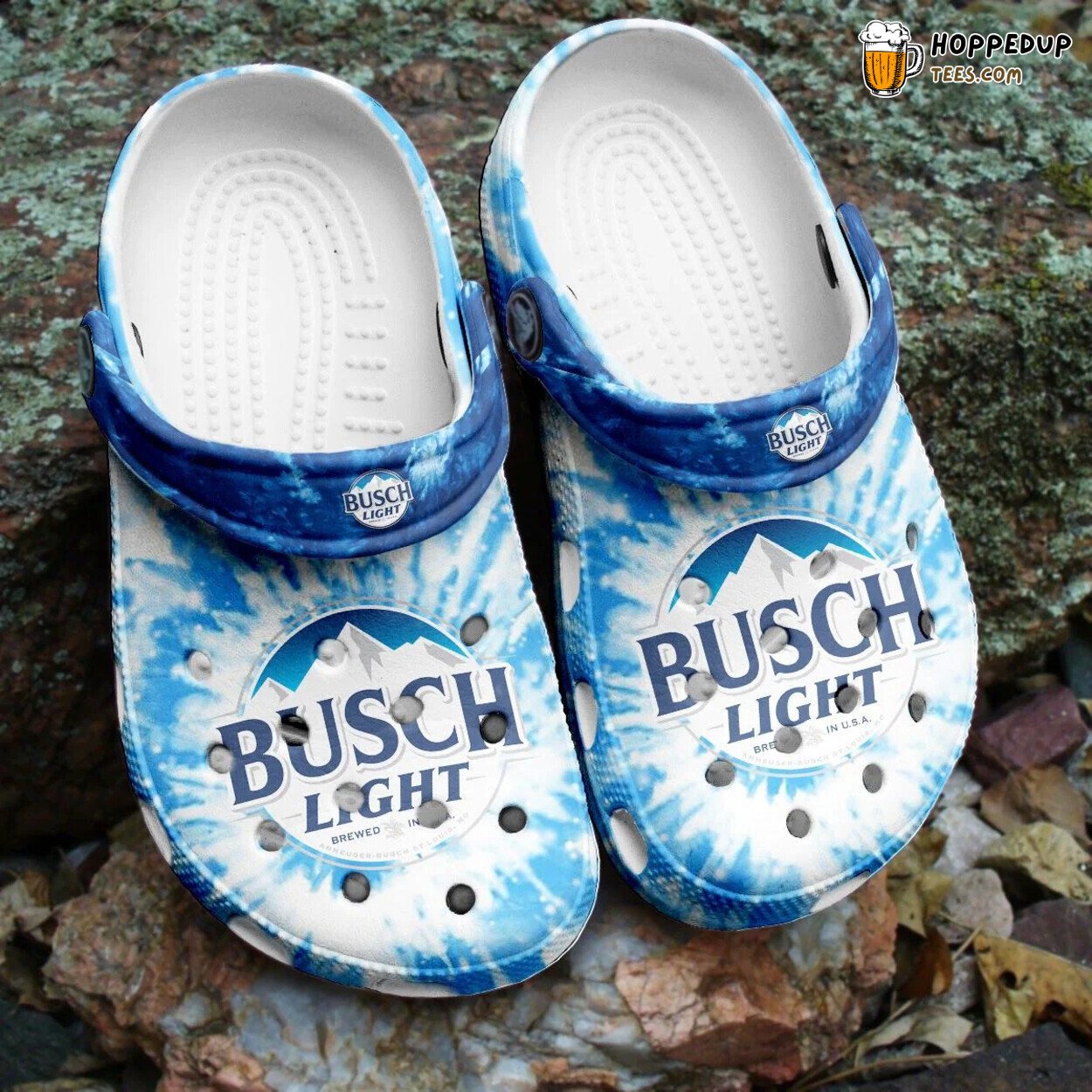 Unique Busch Light Beer Comfortable Clogs Shoes Casual Style