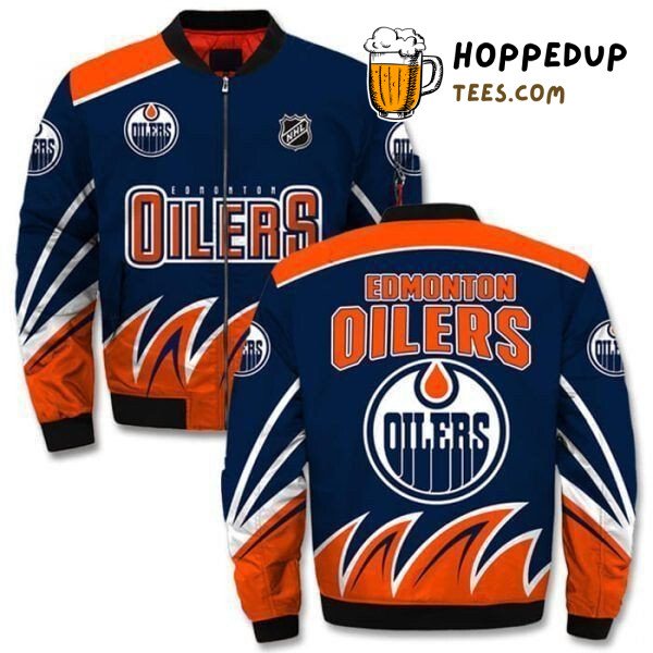 Unique Edmonton Oilers NHL Fan Loyalty Bomber Jacket Exclusive Line